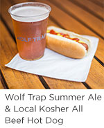 Summer Ale and Hot Dog