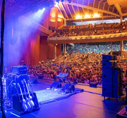 Backstage at Wolf Trap’s Filene Center