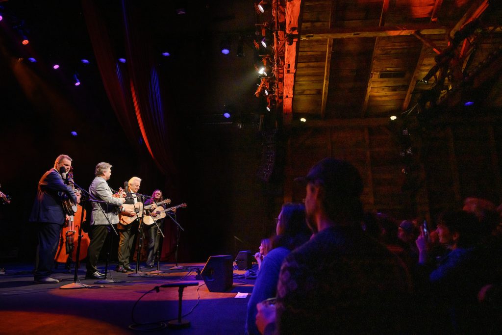 The Del McCoury Band on The Barns stage
